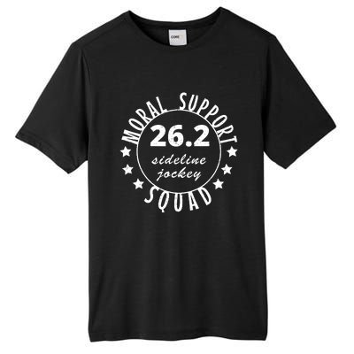 262 Moral Support Squad Funny Marathon Runner Tall Fusion ChromaSoft Performance T-Shirt