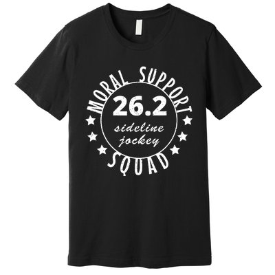 262 Moral Support Squad Funny Marathon Runner Premium T-Shirt