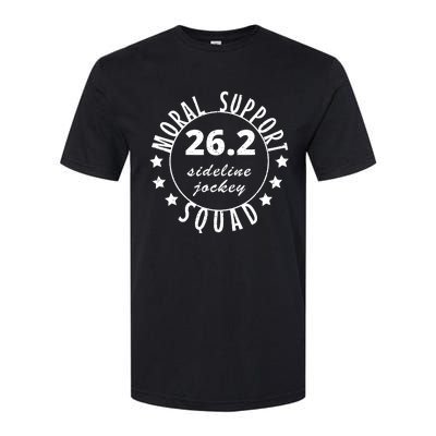 262 Moral Support Squad Funny Marathon Runner Softstyle® CVC T-Shirt