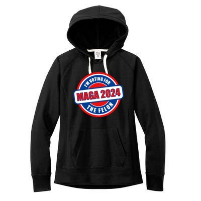 2024 Maga Trump Supporter Women's Fleece Hoodie