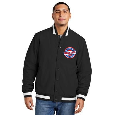 2024 Maga Trump Supporter Insulated Varsity Jacket