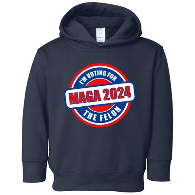 2024 Maga Trump Supporter Toddler Hoodie