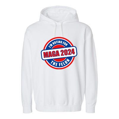 2024 Maga Trump Supporter Garment-Dyed Fleece Hoodie