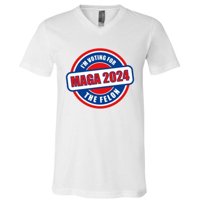 2024 Maga Trump Supporter V-Neck T-Shirt