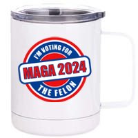 2024 Maga Trump Supporter 12 oz Stainless Steel Tumbler Cup