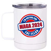 2024 Maga Trump Supporter 12 oz Stainless Steel Tumbler Cup