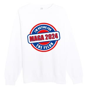 2024 Maga Trump Supporter Premium Crewneck Sweatshirt