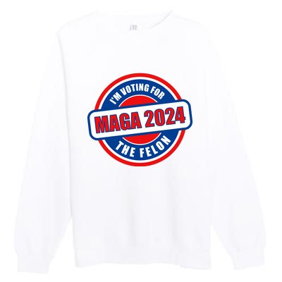 2024 Maga Trump Supporter Premium Crewneck Sweatshirt