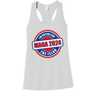 2024 Maga Trump Supporter Women's Racerback Tank