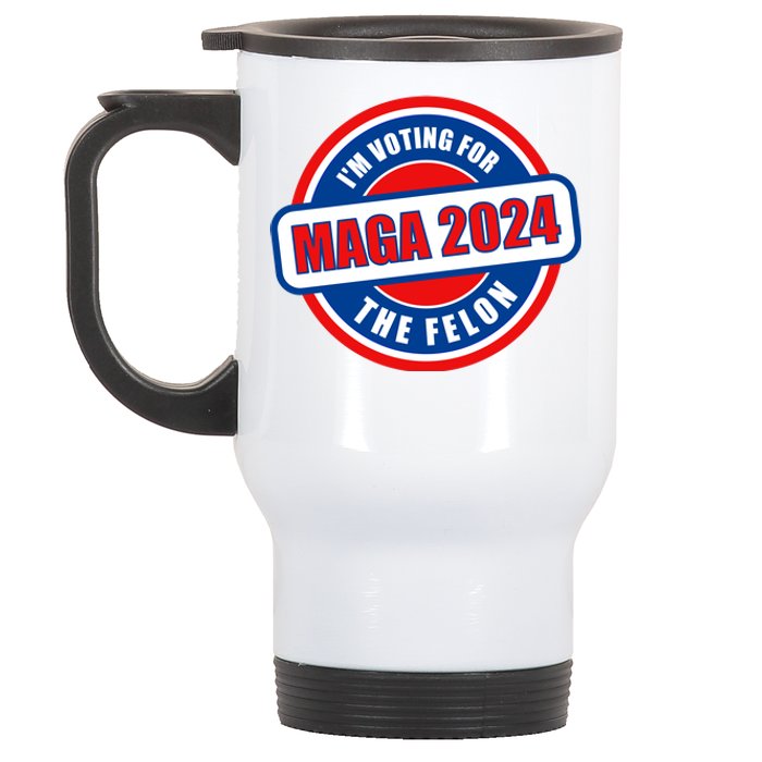 2024 Maga Trump Supporter Stainless Steel Travel Mug