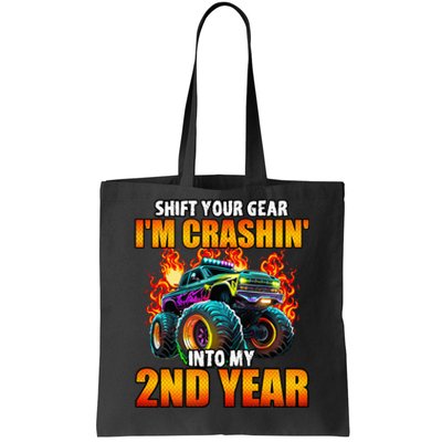 2nd Monster Truck Birthday Party Birthday Tote Bag