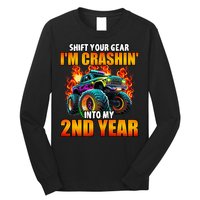 2nd Monster Truck Birthday Party Birthday Long Sleeve Shirt