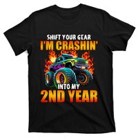 2nd Monster Truck Birthday Party Birthday T-Shirt