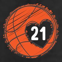 #21 Number 21 Basketball Graphic Saying Ball Bball Cute Gift 7 Panel Mesh Trucker Snapback Hat
