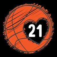 #21 Number 21 Basketball Graphic Saying Ball Bball Cute Gift Doggie Tank