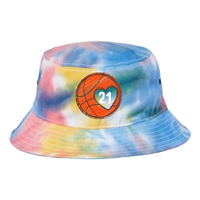 21 Number 21 Basketball Graphic Saying Ball Bball Cute Tie Dye Newport Bucket Hat