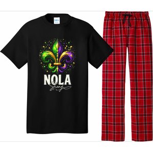 2025 Nola Always Never Forget New Orleans Strong Pajama Set