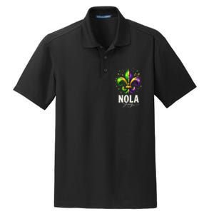 2025 Nola Always Never Forget New Orleans Strong Dry Zone Grid Polo