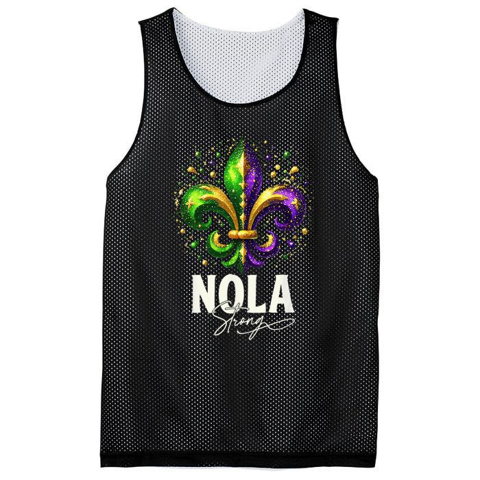 2025 Nola Always Never Forget New Orleans Strong Mesh Reversible Basketball Jersey Tank