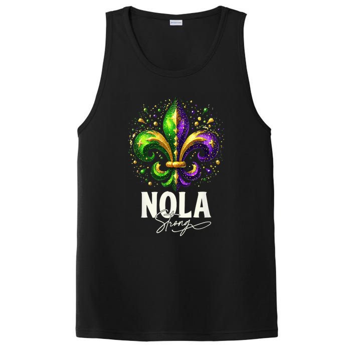 2025 Nola Always Never Forget New Orleans Strong PosiCharge Competitor Tank