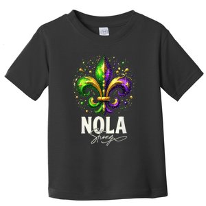 2025 Nola Always Never Forget New Orleans Strong Toddler T-Shirt