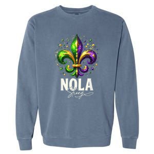 2025 Nola Always Never Forget New Orleans Strong Garment-Dyed Sweatshirt