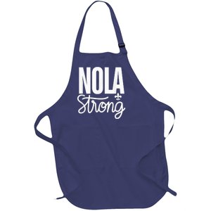 2025 Nola Always Never Forget New Orleans Strong Full-Length Apron With Pockets