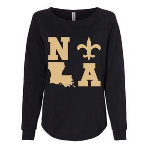 2025 Nola Always Never Forget New Orleans Strong Womens California Wash Sweatshirt