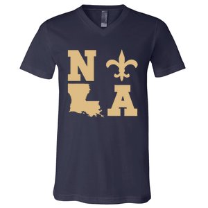 2025 Nola Always Never Forget New Orleans Strong V-Neck T-Shirt