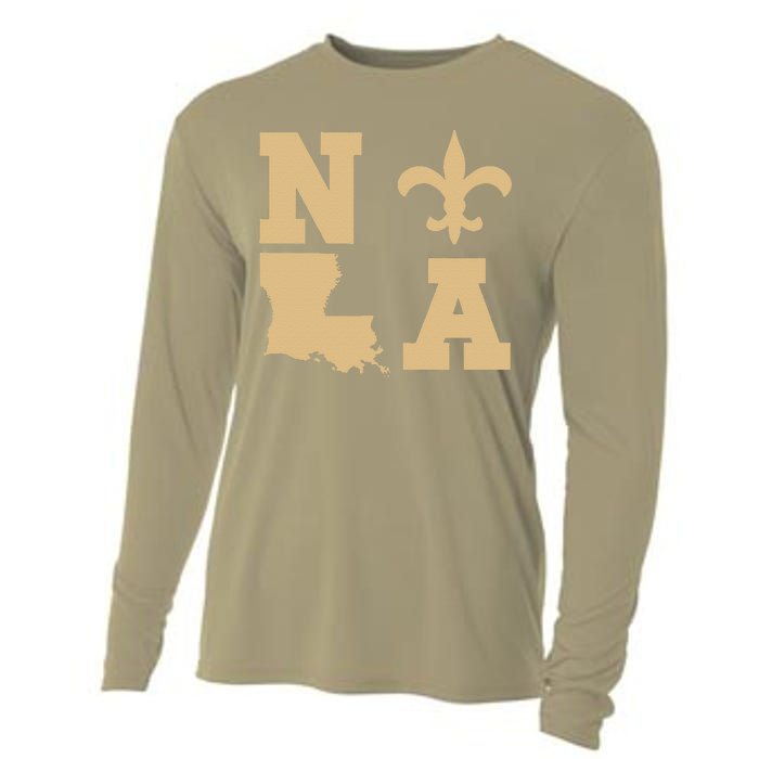 2025 Nola Always Never Forget New Orleans Strong Cooling Performance Long Sleeve Crew