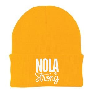 2025 Nola Always Never Forget New Orleans Strong Knit Cap Winter Beanie