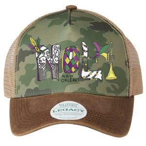 2025 Nola Always Never Forget New Orleans Strong Legacy Tie Dye Trucker Hat