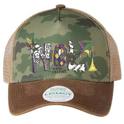 2025 Nola Always Never Forget New Orleans Strong Legacy Tie Dye Trucker Hat