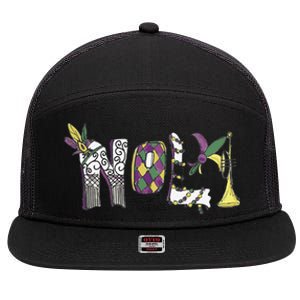 2025 Nola Always Never Forget New Orleans Strong 7 Panel Mesh Trucker Snapback Hat