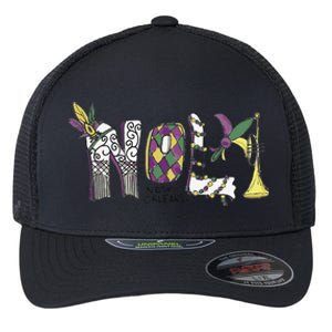 2025 Nola Always Never Forget New Orleans Strong Flexfit Unipanel Trucker Cap