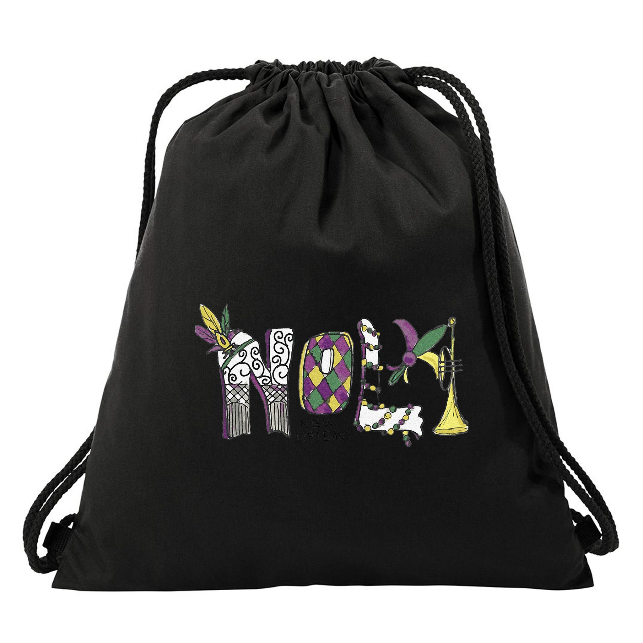 2025 Nola Always Never Forget New Orleans Strong Drawstring Bag