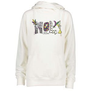 2025 Nola Always Never Forget New Orleans Strong Womens Funnel Neck Pullover Hood