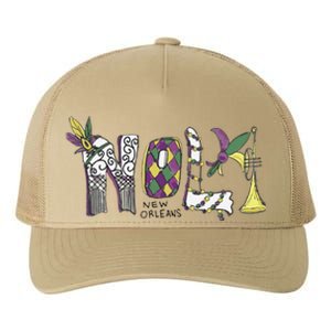 2025 Nola Always Never Forget New Orleans Strong Yupoong Adult 5-Panel Trucker Hat