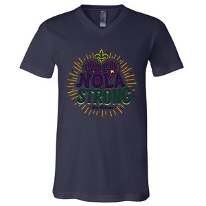 2025 Nola Always Never Forget New Orleans Strong V-Neck T-Shirt