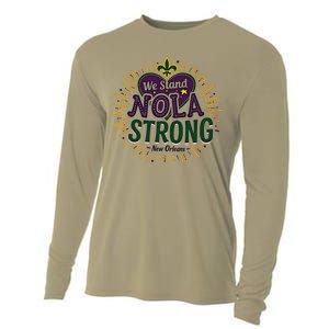 2025 Nola Always Never Forget New Orleans Strong Cooling Performance Long Sleeve Crew