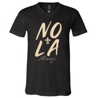 2025 Nola Always Never Forget New Orleans Strong V-Neck T-Shirt