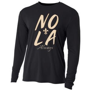 2025 Nola Always Never Forget New Orleans Strong Cooling Performance Long Sleeve Crew