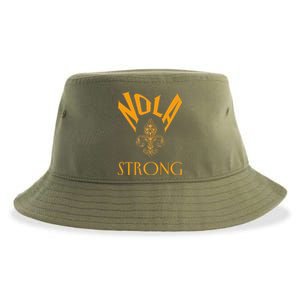 2025 Nola Always Never Forget New Orleans Strong Sustainable Bucket Hat