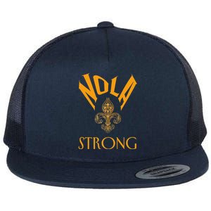 2025 Nola Always Never Forget New Orleans Strong Flat Bill Trucker Hat