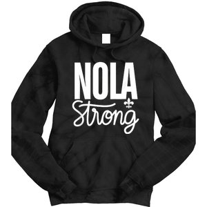 2025 Nola Always Never Forget New Orleans Strong Tie Dye Hoodie