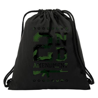 2nd Amendment Drawstring Bag