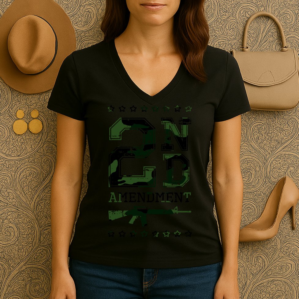2nd Amendment Women's V-Neck T-Shirt