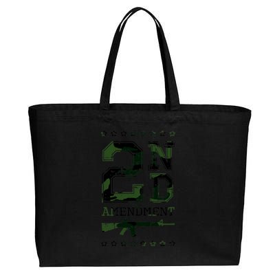 2nd Amendment Cotton Canvas Jumbo Tote