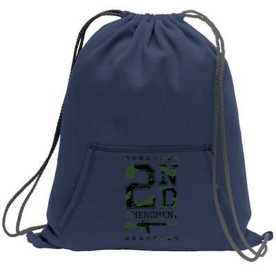 2nd Amendment Sweatshirt Cinch Pack Bag