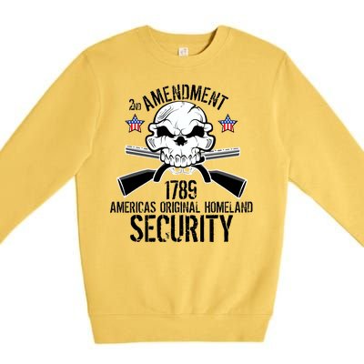 2nd Amendment 1789 Homeland Security Premium Crewneck Sweatshirt